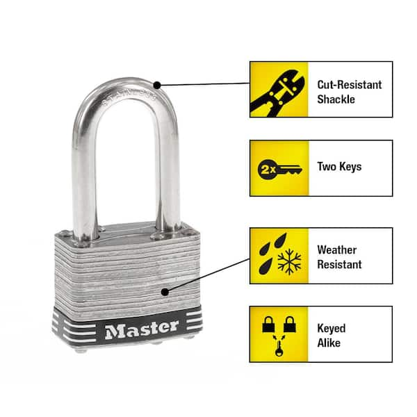 Master Lock No. 3 Padlocks:Facility Safety and Maintenance:Locks