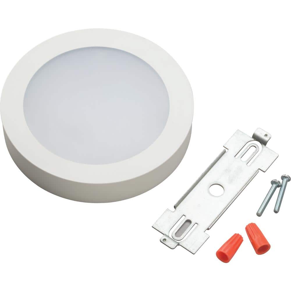 White 5-Inch LED Flush Mount Ceiling Light
