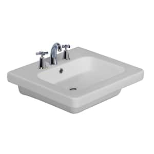 Resort 650 25-5/8 in. Wall Hung Basin in White