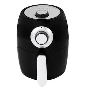 2.3 Qt. Black Electric Air Fryer with Nonstick Interior