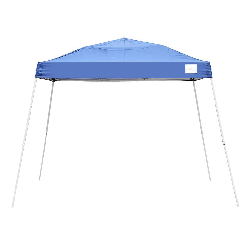 OVASTLKUY 10 ft. x 10 ft. Patio Angled Leg Pop Up Canopy Tent MAOV-GZ026 -  The Home Depot