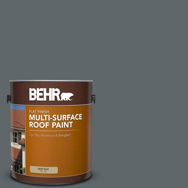 BEHR 1 gal. #N450-6 Binary Star Flat Multi-Surface Exterior Roof Paint