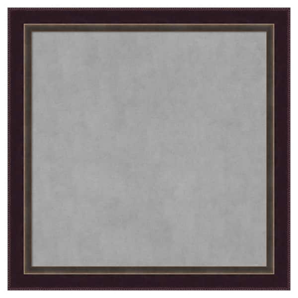 Amanti Art Signore Bronze 28 in. x 28 in. Framed Magnetic Board