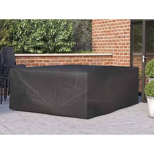 moda furnishings LIA 110 in. x 86 in. Rectangular Outdoor Furniture Set Rain Cover