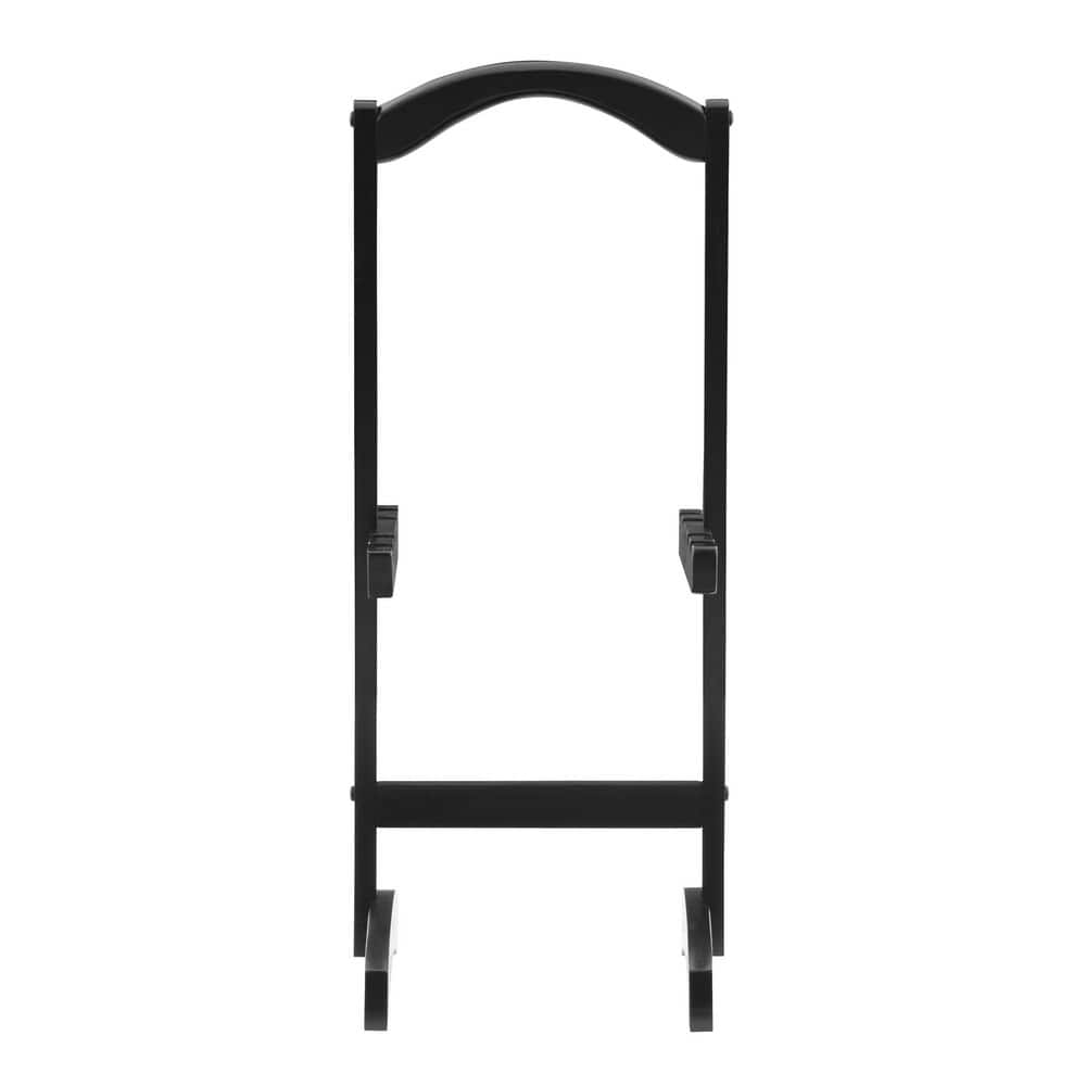 Serpentine Hazelnut & Black Folding Tray Table Set with Rubberwood Legs