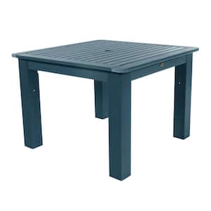 Nantucket Blue Square Recycled Plastic Outdoor Dining Table