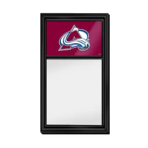 31.0 in. x 17.5 in. Colorado Avalanche Plastic Dry Erase Note Board