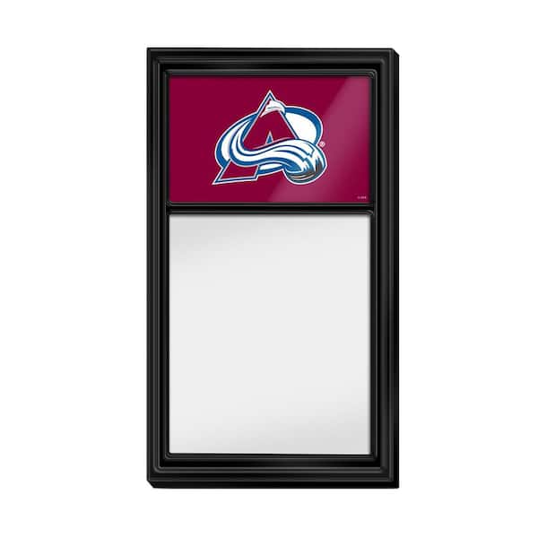 The Fan-Brand 31.0 in. x 17.5 in. Colorado Avalanche Plastic Dry Erase Note Board