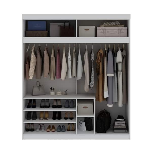 Open Hanging Wardrobe Armoire, Armoire Hanging Closet