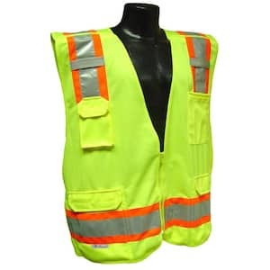 Cl 2 Green 4x Two-tone Breakaway Safety Vest