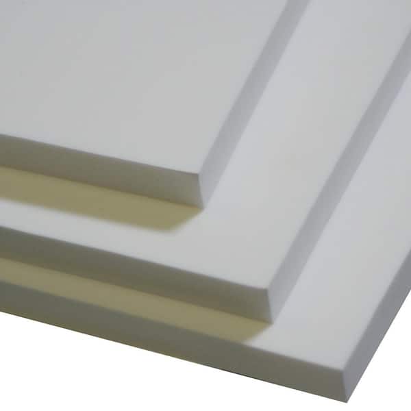Rubber-Cal Closed Cell Polyethylene 1/8 in. Thick x 39 in. Width x 78 in. Length White Rubber Sheet