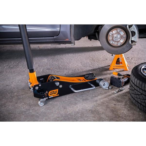 GEARWRENCH 2-Ton Low Profile Aluminum Floor Jack with Dual Piston