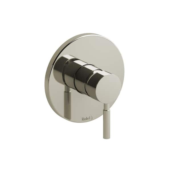 Riu 1-Handle Wall Mount 1/2 in. Pressure Balance Trim Kit in Polished Nickel (Valve Not included)