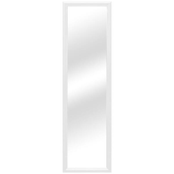 Large Rectangle White Casual Mirror 50, Long Wall Mirror Bunnings