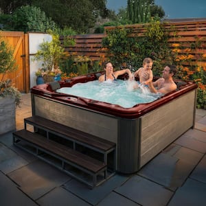 Ameri アメリ　MULTI COLOR RELAX ALL IN ONE American Spas 6-Person 56-Jet 240-Volt Premium Acrylic Lounge Spa