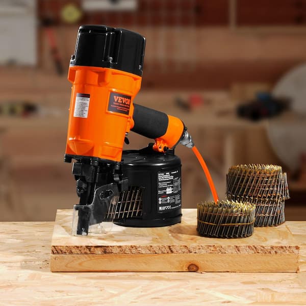 Coil Siding/Framing Nailer CN83N, 2 in. to 3-1/4 in. 15 Degree Pneumatic Siding Nail Gun with Tool-Less Depth Adjustment