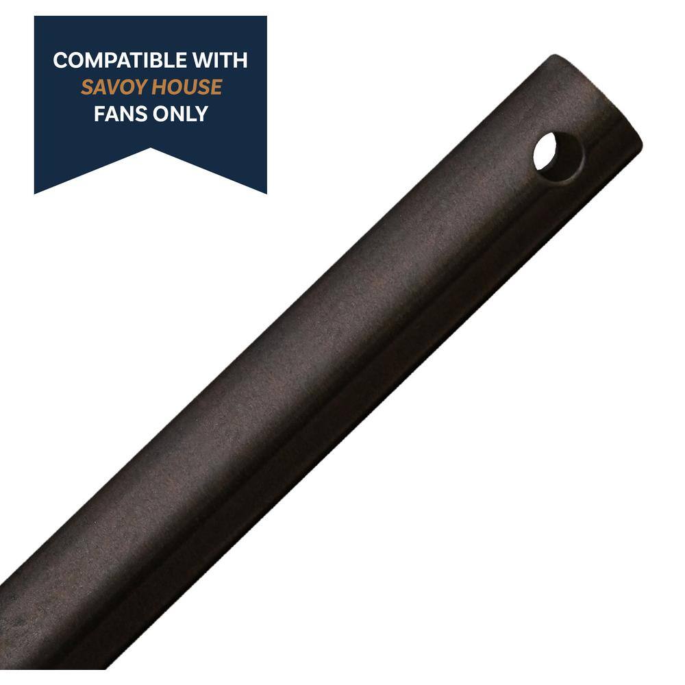 24" Burnished Russet Ceiling Fan Downrod for Indoor/Outdoor Use