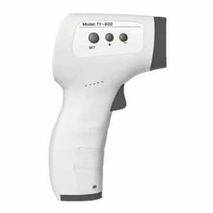 Non-Contact Infrared Gun Digital Thermometer with Accurate Result and One-button Operation for Families, Kids, White