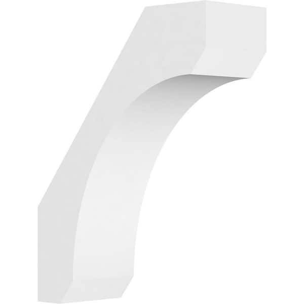 Ekena Millwork 5"W x 14"D x 18"H Standard Legacy Architectural Grade PVC Knee Brace