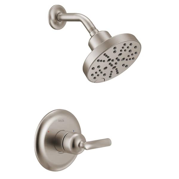 Bonacci 1-Handle Shower Trim in Lumicoat Stainless (Valve Not Included)
