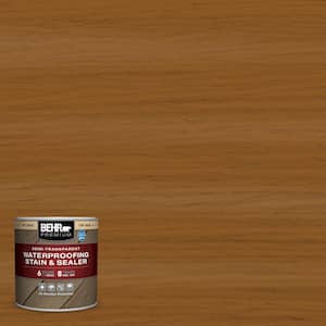8 oz. #ST-134 Curry Semi-Transparent Waterproofing Exterior Wood Stain and Sealer Sample