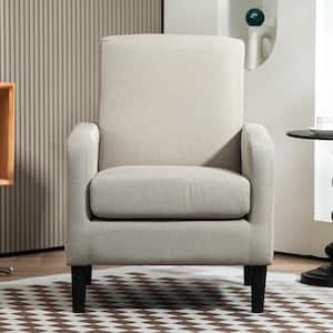 Minimalist Elegant Style Light Camel Arm Chair