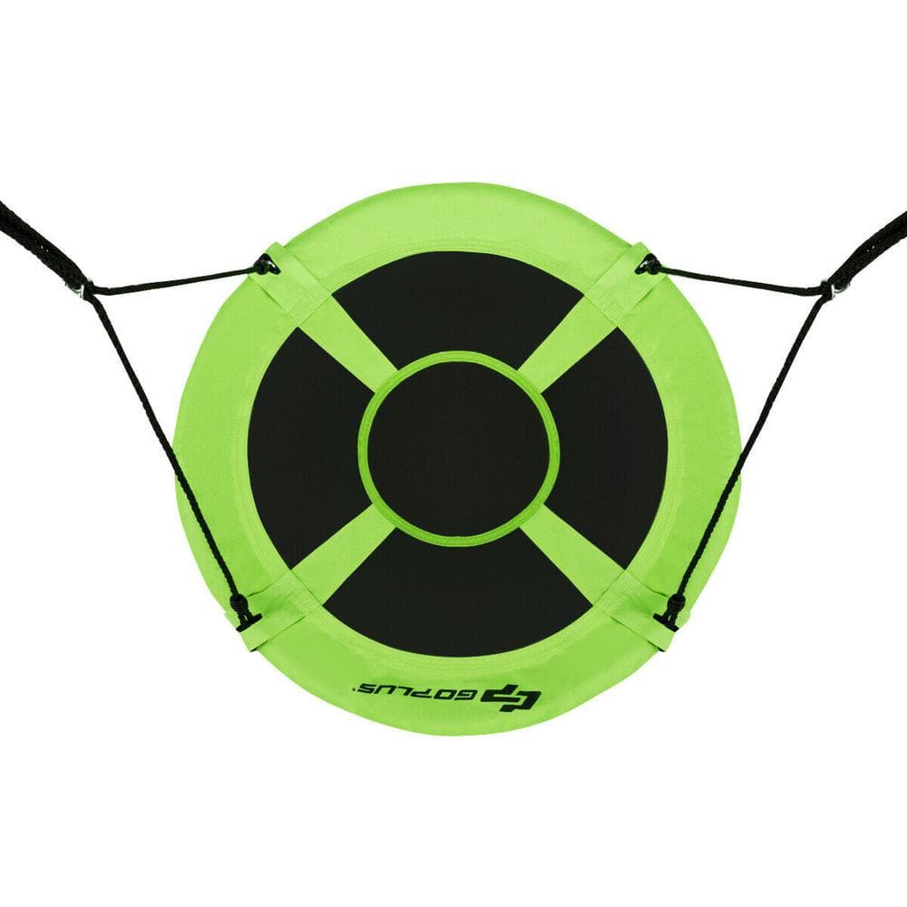 40 in. Green Flying Saucer Tree Web Swing Indoor Outdoor Play Set Kids Christmas Gift price history on PriceWatchPro