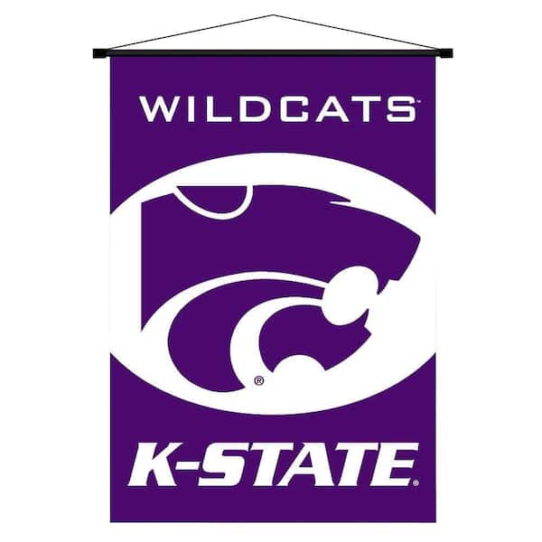 BSI Products NCAA Kansas State Wildcats Indoor 3 ft. 3 in. x 2 ft. 3 in. Banner Scroll
