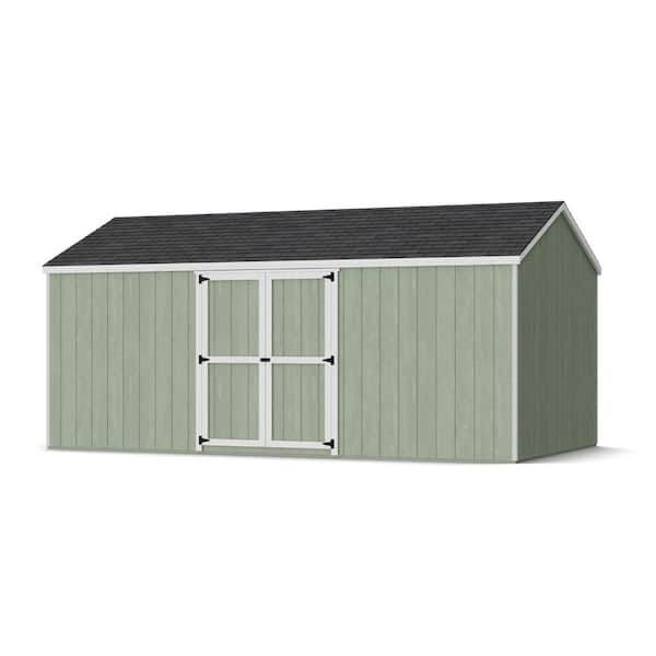 Value Gable 10 ft. x 18 ft. Outdoor Wood Storage Shed with Side Entry Do-It-Yourself Kit (180 sq. ft.)