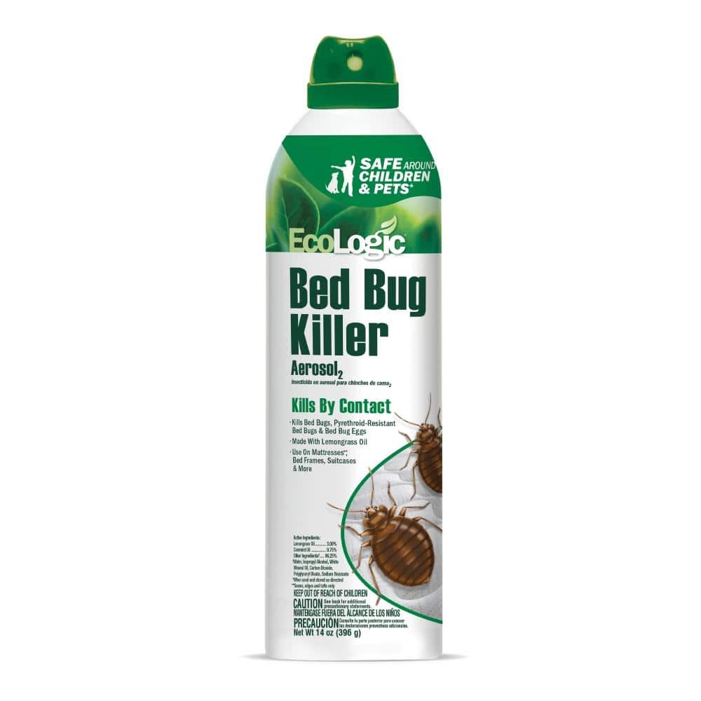 EcoLogic 14 oz. Safe Aerosol Bed Bug Killer HG-75030 - The Home Depot