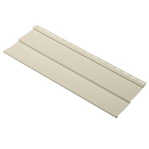 Take Home Sample Progressions Double 4 in. x 24 in. Vinyl Siding in Beige