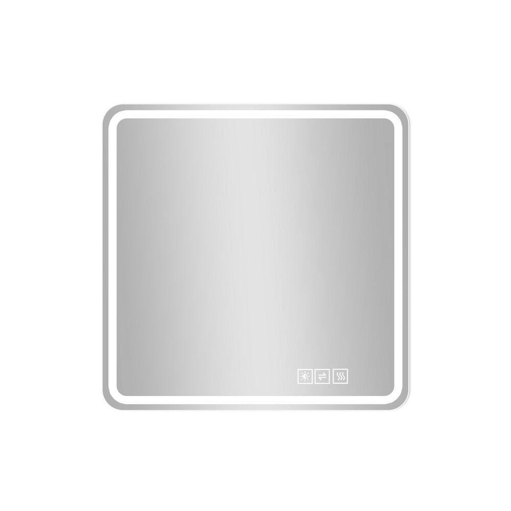 36 in. W x 36 in. H Square Frameless Anti-Fog LED Light Wall Bathroom Vanity Mirror price history on PriceWatchPro