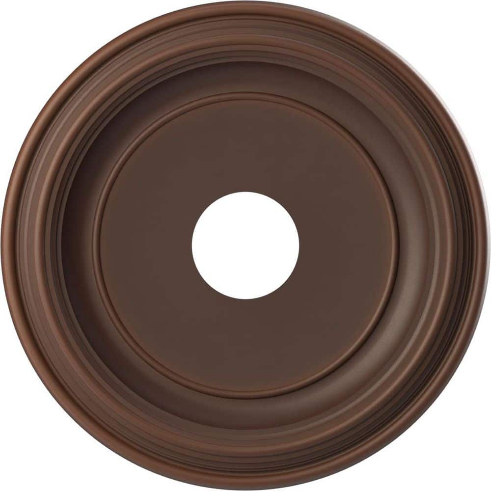 Traditional 16 in. O.D. x 3-1/2 in. I.D. x 1-3/8 in. P Thermoformed PVC Ceiling Medallion Universal Aged Metallic Rust price history on PriceWatchPro