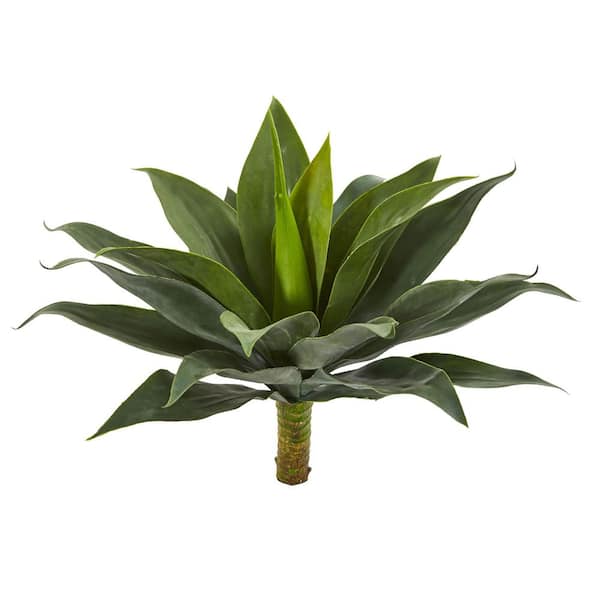 Nearly Natural Indoor 19 Large Agave Artificial Plant (Set of 2) 6210 ...