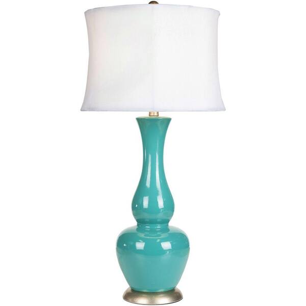 Artistic Weavers Cholet 30 in. Turquoise Table Lamp