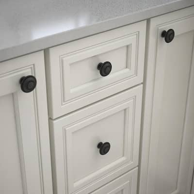 Black Cabinet Knobs Cabinet Hardware The Home Depot