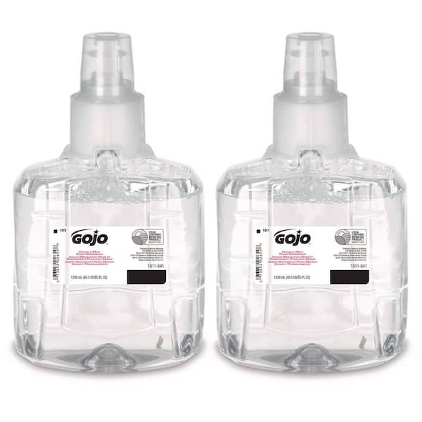 Clear and Mild Foam Handwash Refill, Fragrance-Free, 1200 ml Refill, (2-Carton)