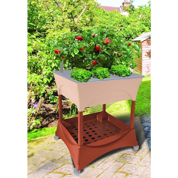 Raised Garden Bed Stand Accessory Kit in Terracotta