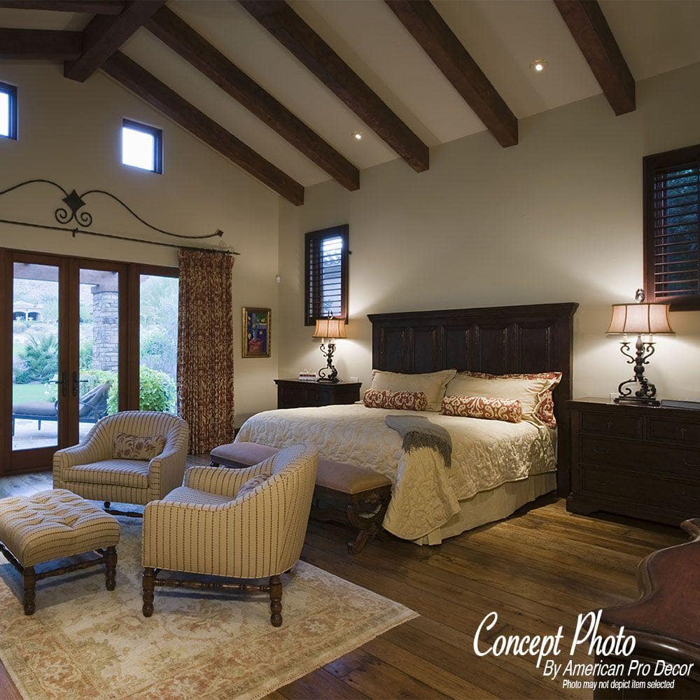 Unfinished Modern Faux Wood Beam with Milled Grain Texture