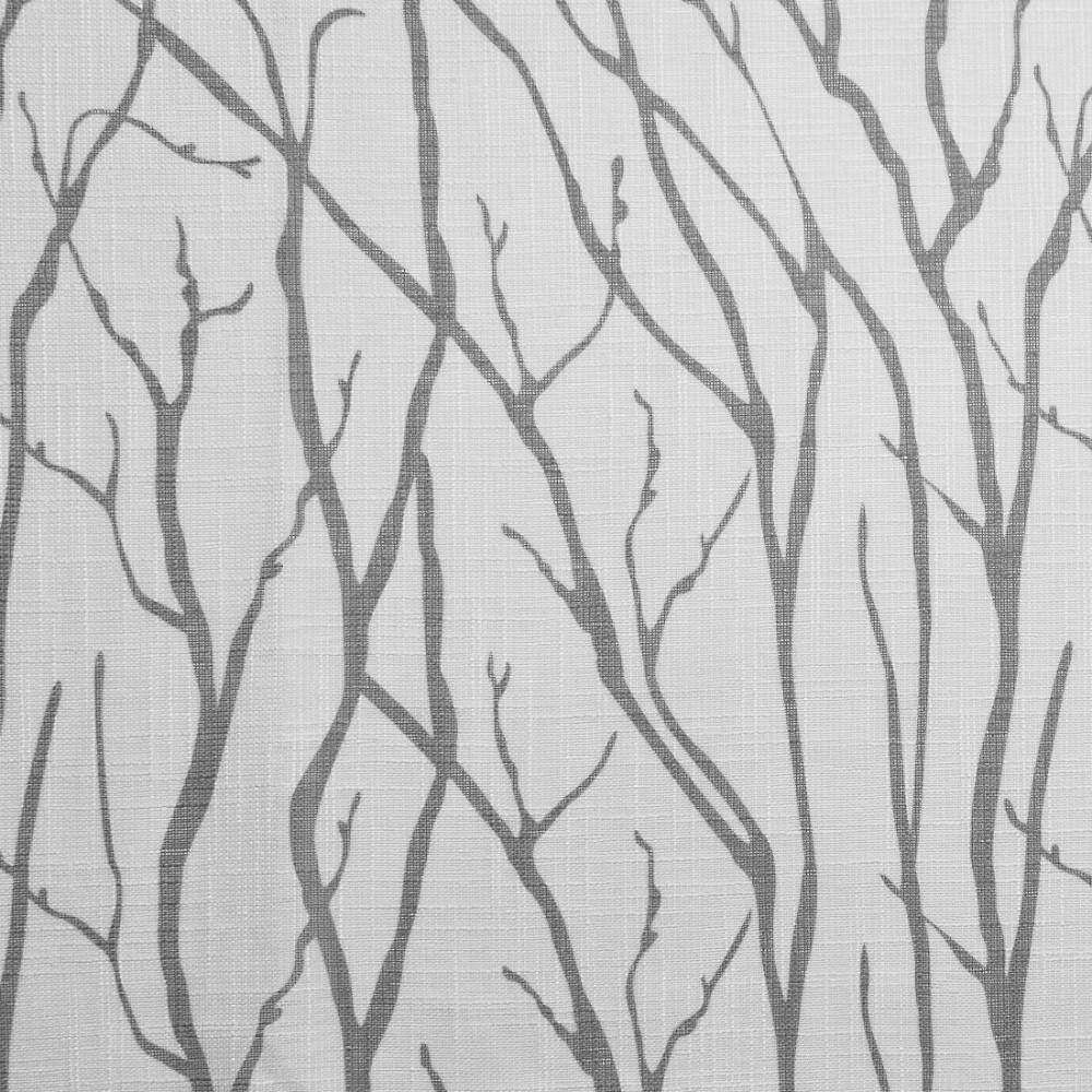 Oakdale Dove Gray Light-Filtering Polyester Linen Window Curtain Panels, 96" x 54"