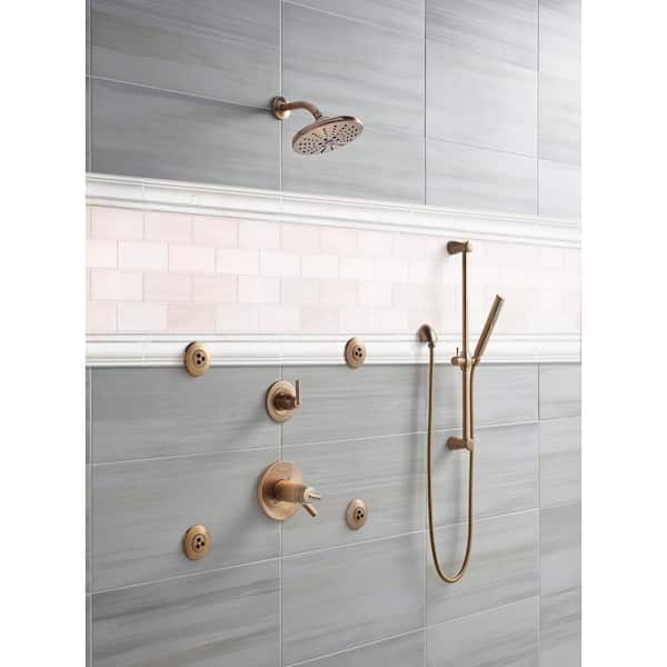 Dolomite Pencil Molding 0.75 in. x 12 in. Polished Marble Wall Tile (20 lin. ft./Case)