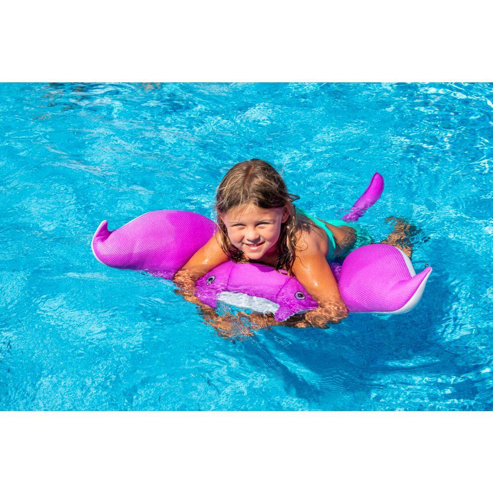 Purple Stingray Pool Float with Polypropylene Pellets