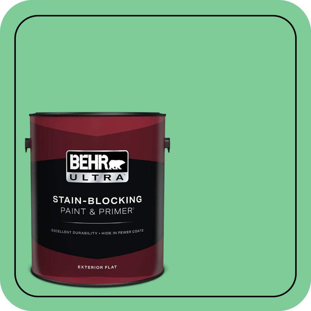 1 gal. #460B-4 Garden Glow Flat Exterior Paint & Primer price history on PriceWatchPro