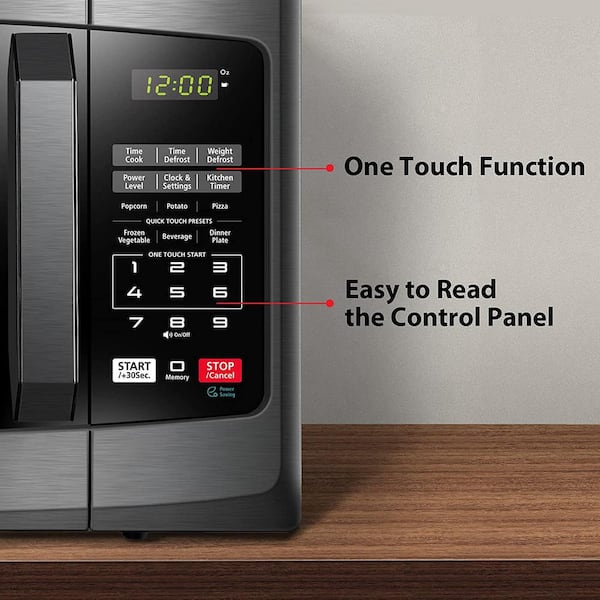 TOSHIBA 0.9 Cu Ft Small Countertop Microwave With 6 Auto Menus