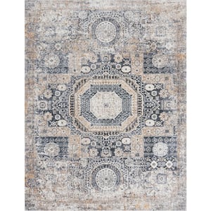 Sonoma Tribal 2 ft. 6 in. x 8 ft. Beige Polyester Area Rug