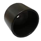 1.9 in. Aluminum Round ADA Handrail Exterior Fit Bronze End Bracket