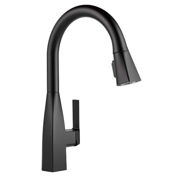 Peerless Xander Single-Handle Pull-Down Sprayer Kitchen Faucet in Matte Black