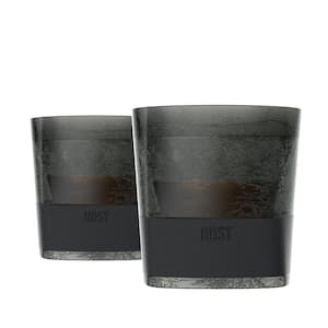 Freeze Smoke Cooling Cups for Whiskey, Bourbon, and Scotch, Freezer Gel Chiller Double Wall Tumblers (Set of 2)