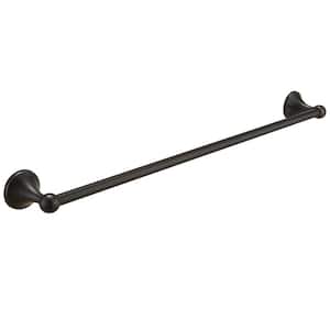 Traditional 24 in. Wall Mounted Bathroom Accessories Towel Bar Space Saving and Easy to Install in Oil Rubbed Bronze