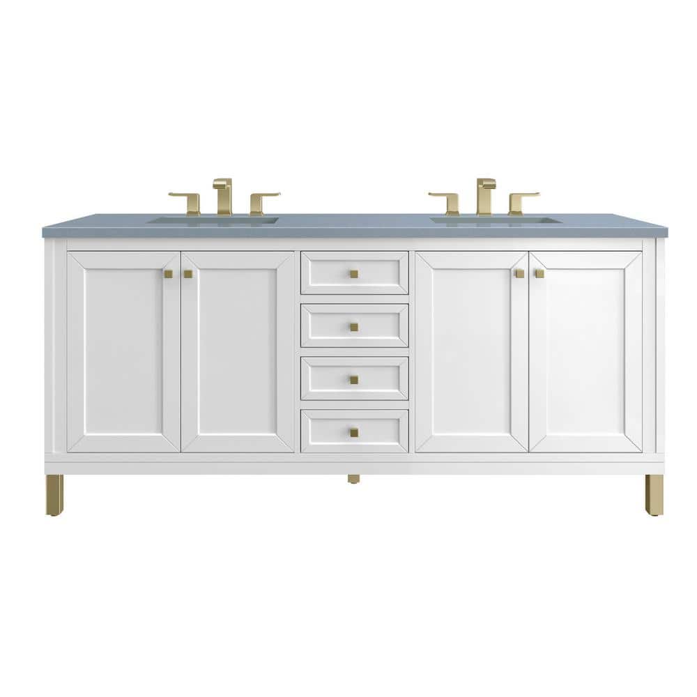 James Martin Vanities Chicago 72.0 in. W x 23.5 in. D x 34 in . H
